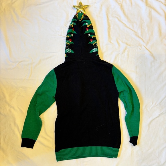 Ugly Christmas Sweater Tree Hoodie – Men’s Medium - Picture 7 of 7